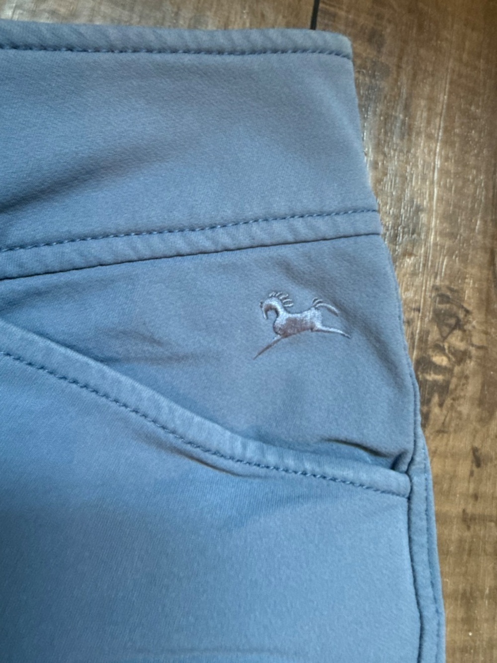 RJ Classics Slate Blue Knee Patch Breeches | Women's 26R - Picture 4 of 7